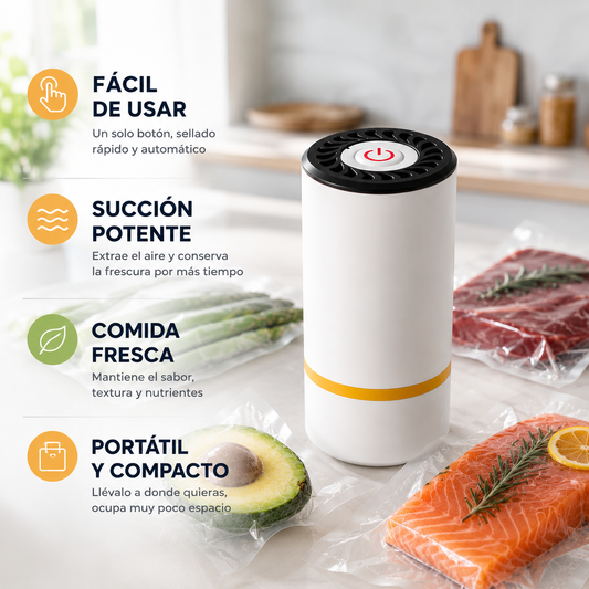 FreshZip™ Selladora al Vacío Portatil