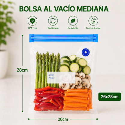 FreshZip™  x10 Bolsas Reutilizables