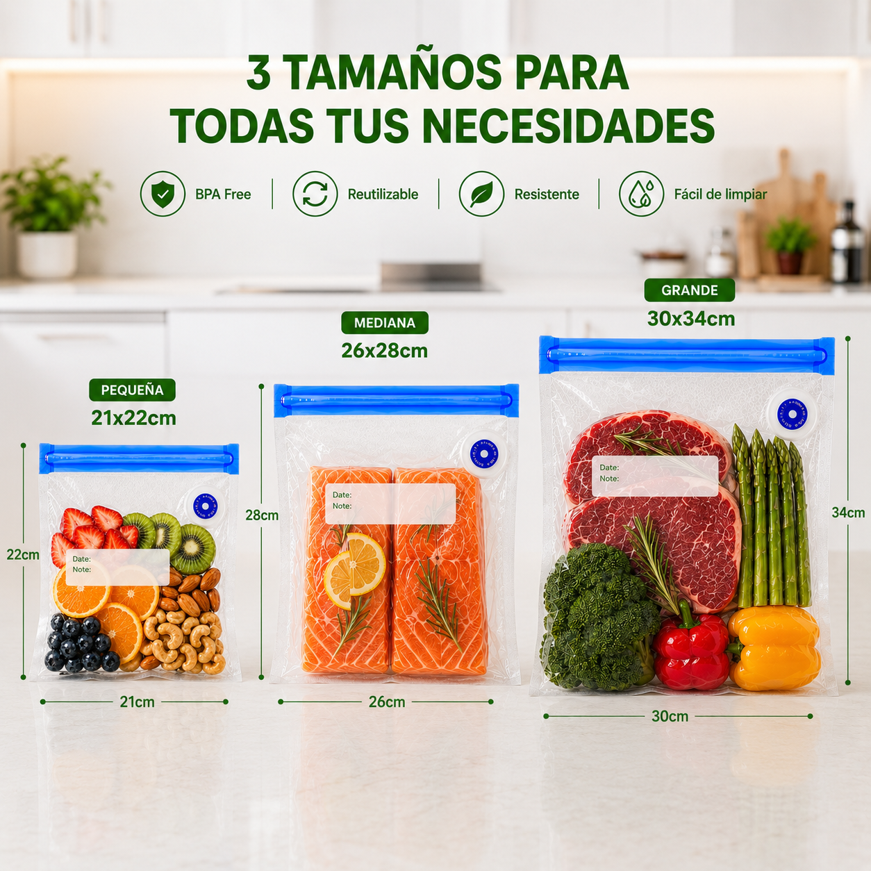 FreshZip™ Selladora al Vacío Portatil